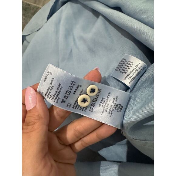 Tommy Bahama Jeans Mens XL Blue Island Modern Fit Button Up Long Sleeve Chambray - Picture 5 of 6